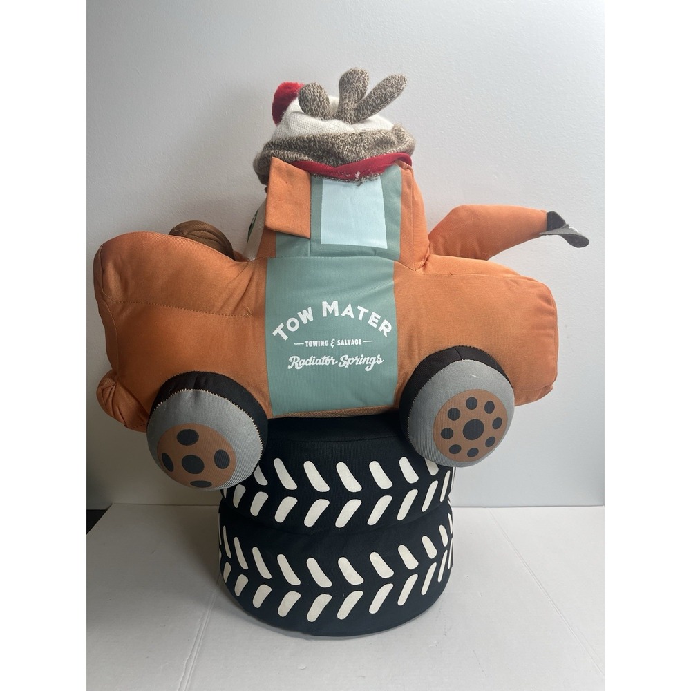 Rare 18" Gemmy Tow Mater Plush on Tires‎ 2017 Disney Pixar Cars Radiator Springs - Picture 4 of 10